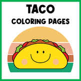 Taco Tuesday Coloring Pages - National Taco Day | Cinco De Mayo