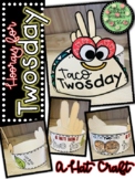 Taco Twosday Hat Craft