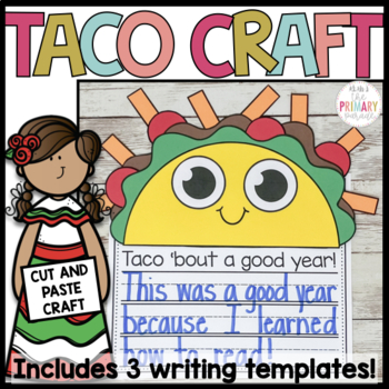Preview of Taco craft | Cinco De Mayo craft | End of Year craft | Hispanic Heritage