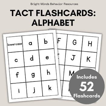 Alphabet Posters & Flashcards, Classroom Decor for letter Recognition (BW)