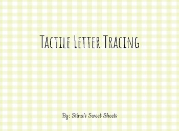 Preview of Tactile Letter Tracing