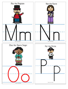 Preview of Tag Teaching Unit 4, Letters Mm to Pp
