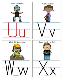 Preview of Tag Teaching Unit 6, Letters Uu to Xx
