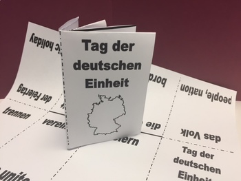 Preview of Tag der deutschen Einheit (Day of German Unity) Mini Book