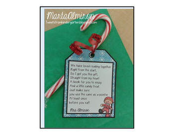 Tag for Book Gift to Students {My Monthly FREEBIE} | TpT
