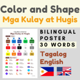 Tagalog Colors Tagalog SHAPES | Tagalog English vocabulary