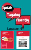 Tagalog Daily Lesson 4 - Transportation