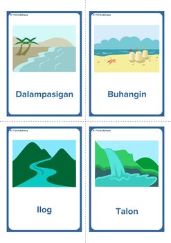 Tagalog weather flashcards | Tagalog nature flashcards by Language Forum