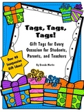 Tags, Tags, Tags!  Gift Tags for Every Occasion