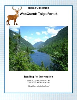 Preview of Taiga Forest - Webquest