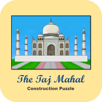 Taj Mahal Puzzle by Elementary Doodles TPT