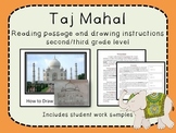 India Taj Mahal reading passage and How To drawing