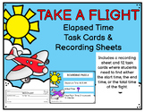 Take A Flight | Elapsed Time Task Cards