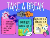 Take Break Poster for PE