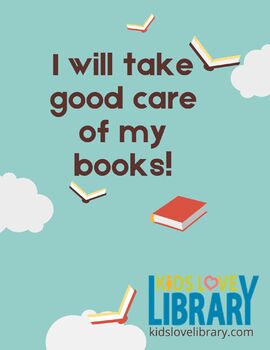 Preview of Take Care of Your Library Books