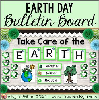 Preview of Take Care of the Earth Earth Day Bulletin Board 5 Rs