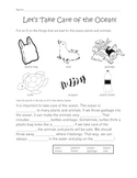 Take Care of the Ocean Worksheet