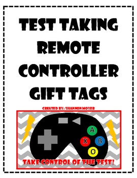 Preview of Take Control Of The Test!