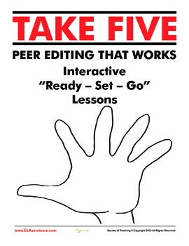 Preview of Take Five: Peer Editing and Revising Pack