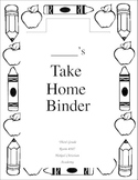 Take Home Binder Cover