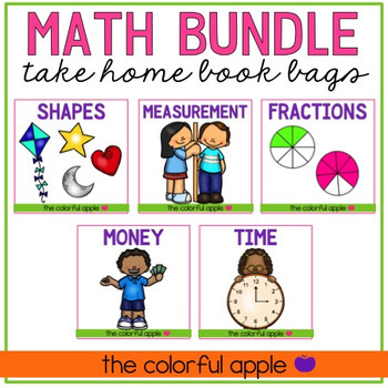 Preview of Take Home Book Bags: Math Bundle