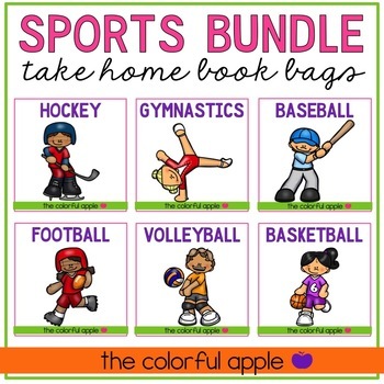 Preview of Take Home Book Bags: Sports Bundle