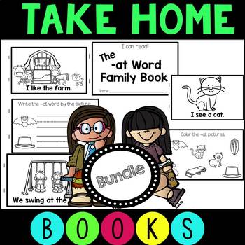 Preview of Phonics and Sight Word Take Home Books - A Beginning Reading Bundle!