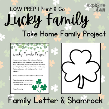 Preview of Take Home Craft: Lucky Family Project