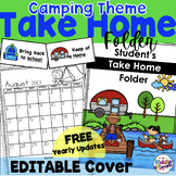 Take Home Folder Camping Theme Calendar 2023-2024