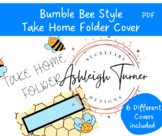 Take Home Folder Cover / Bumble Bee Themed - PDF