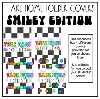 Preview of Take Home Folder Covers Smiley Edition