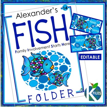Preview of Take Home Folder | FISH Folder: Family Involvement Starts Here