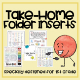 Take Home Folder Inserts! - 1st Grade - Math Strategies, S