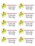 Take Home Folder Labels