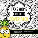 Take Home Folder Pack & More: Editable Pineapples
