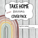 Take Home Folder Pack & More: Editable Rainbows