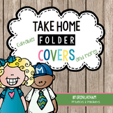 Take Home Folder Pack & More: Editable Rustic Melonheadz