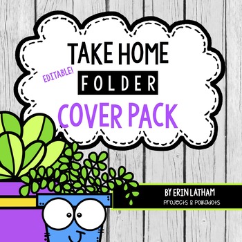 Preview of Take Home Folder Pack & More: Editable Succulents