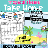 Take Home Folder Tropical Theme