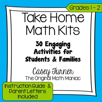 Preview of Take Home Math Kits: 30 Games for Students and Their Families