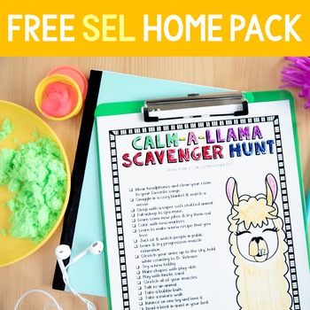 Preview of SEL Home Learning Packet supports Social Emotional Learning
