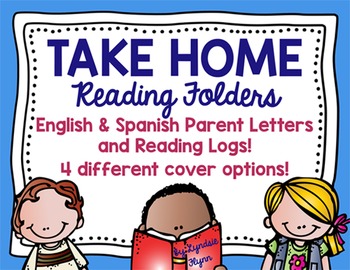Preview of Take Home Reading Packet | English & Spanish | Parent Letter & Reading Log