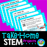 Take Home STEM Activities Task Cards + SeeSaw (Includes Videos)