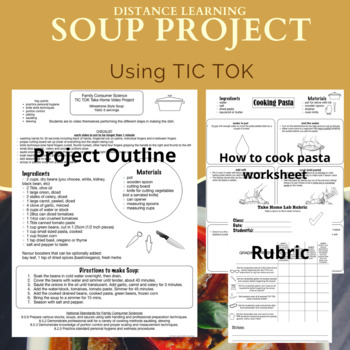 Preview of Take Home Soup Project using TIK TOK