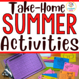 Take-Home Summer Activities:  Reading Challenges, Journali