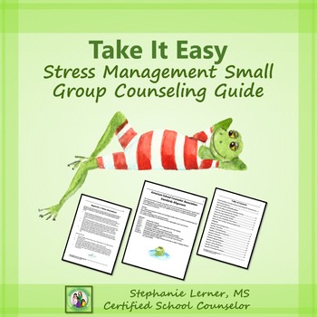 Preview of Stress Management Group Counseling Guide for Distance Learning