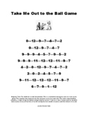 Take Me Out to the Ballgame Beginner Tabs