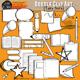 Take Note Doodle Clip Art Collection