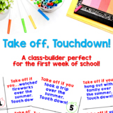 Take Off, Touchdown Back to School Icebreakers/Community a