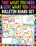 Take What You Need Bulletin Board Set